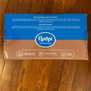 Loopy Case Blue and Brown Women's Slippers